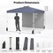 Pop Up Canopy Tent 10 x 10 ft Adjustable Height with Sidewall